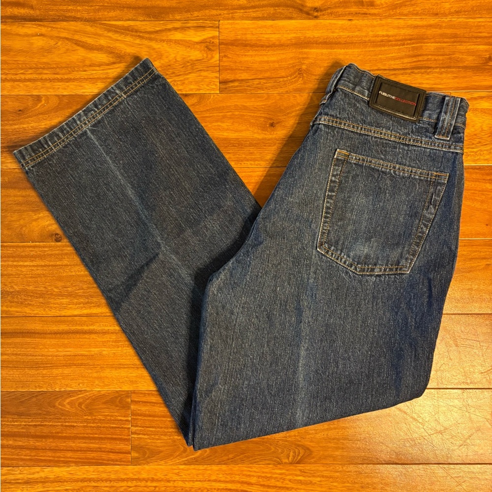 Fubu The Collection Wide Leg Y2K Jeans
